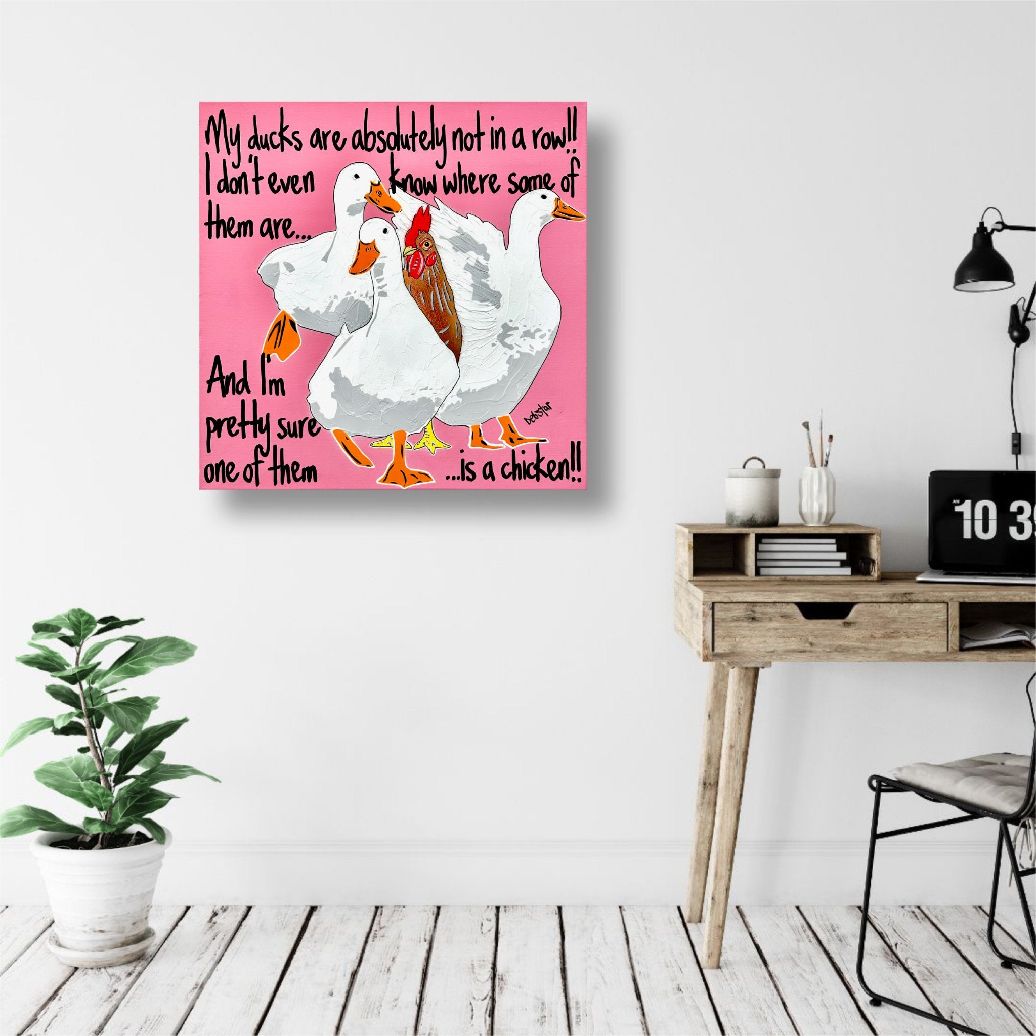 69164a62e1b8ea140711df10_ducks-in-a-row-pink-chicken-pop-art-deborah-lang-debstar-art-urban-canvas-4_1766886888072.jpg