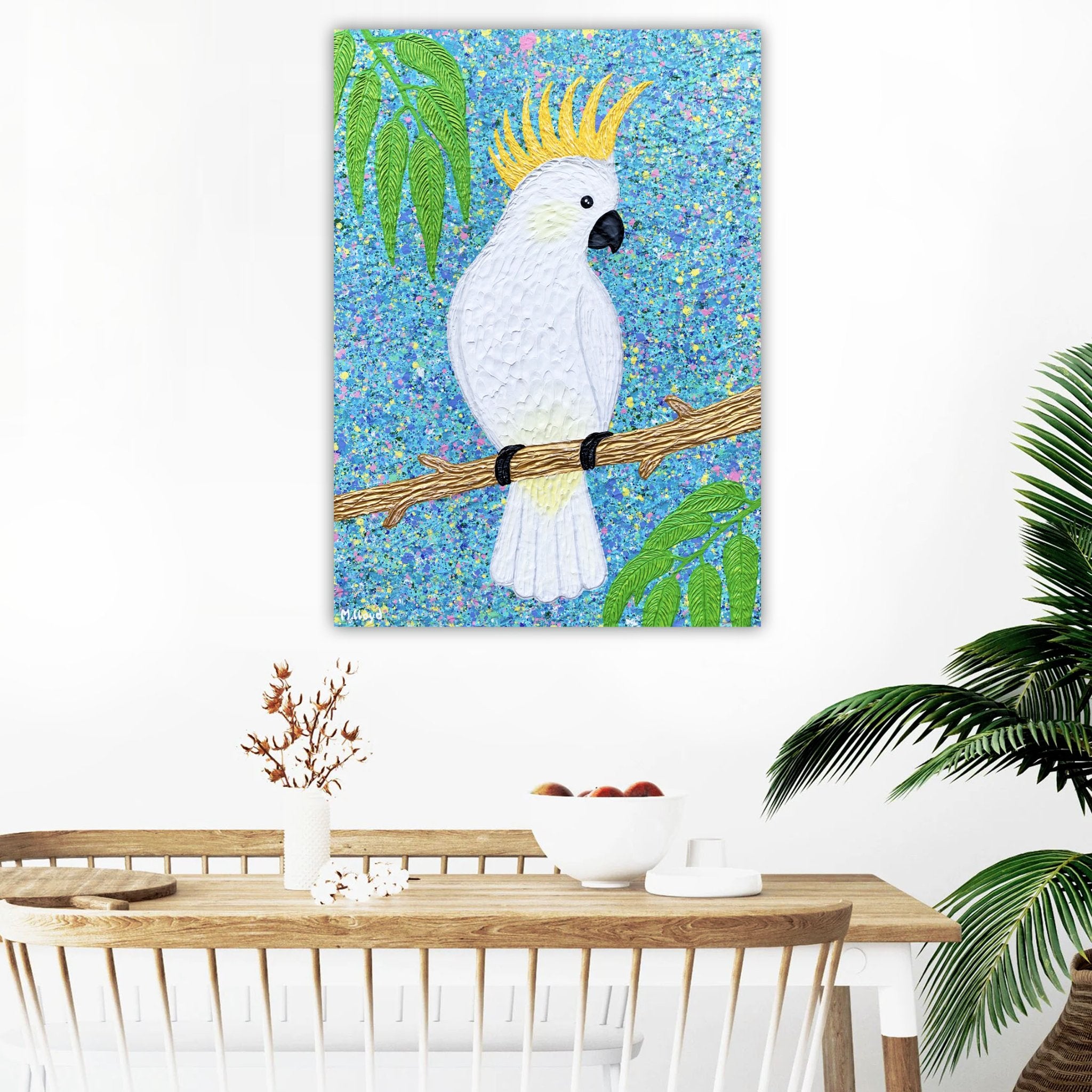 69164a62e1b8ea140711df10_lounge-1-sulphur-crested-cockatoo-miranda-lloyd-artist-textured-art_1774130647190.jpg