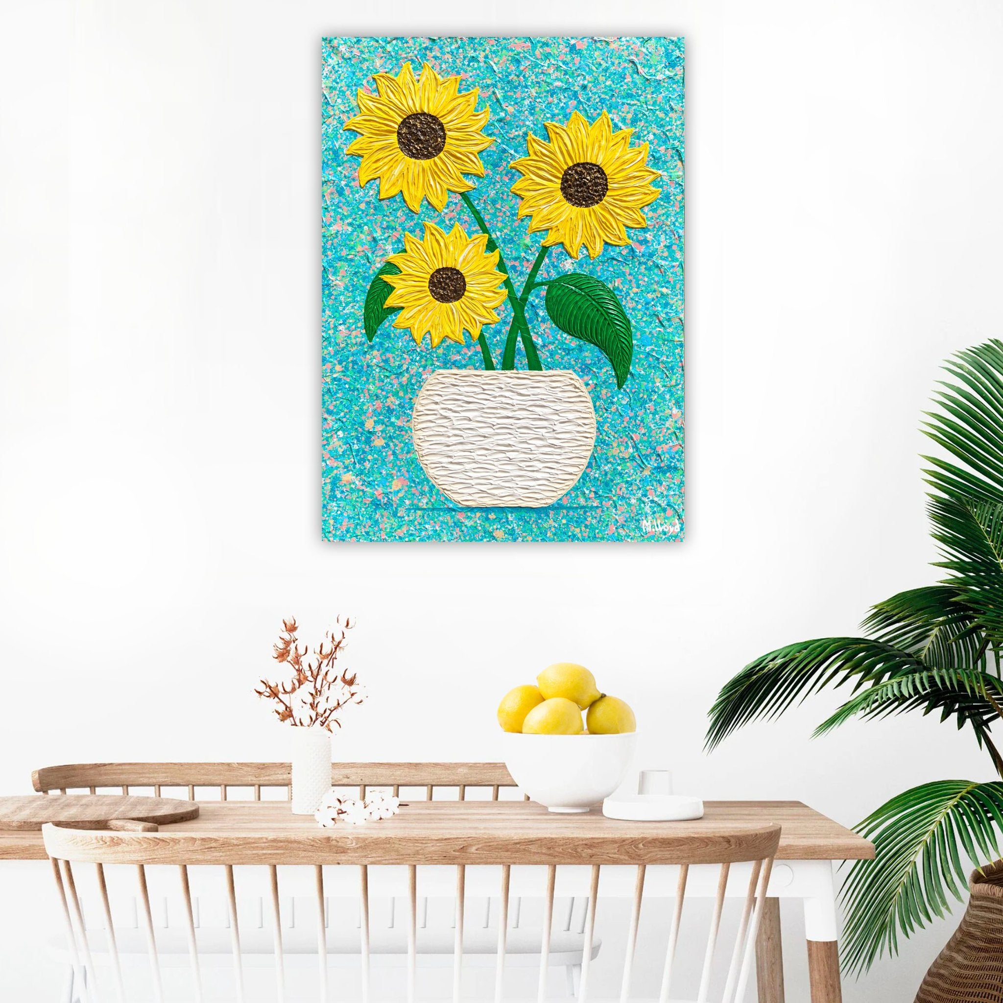 69164a62e1b8ea140711df10_lounge-5-sunflowers-in-a-vase-textured-abstract-impressionism-miranda-lloyd-art_1774136398874.jpg