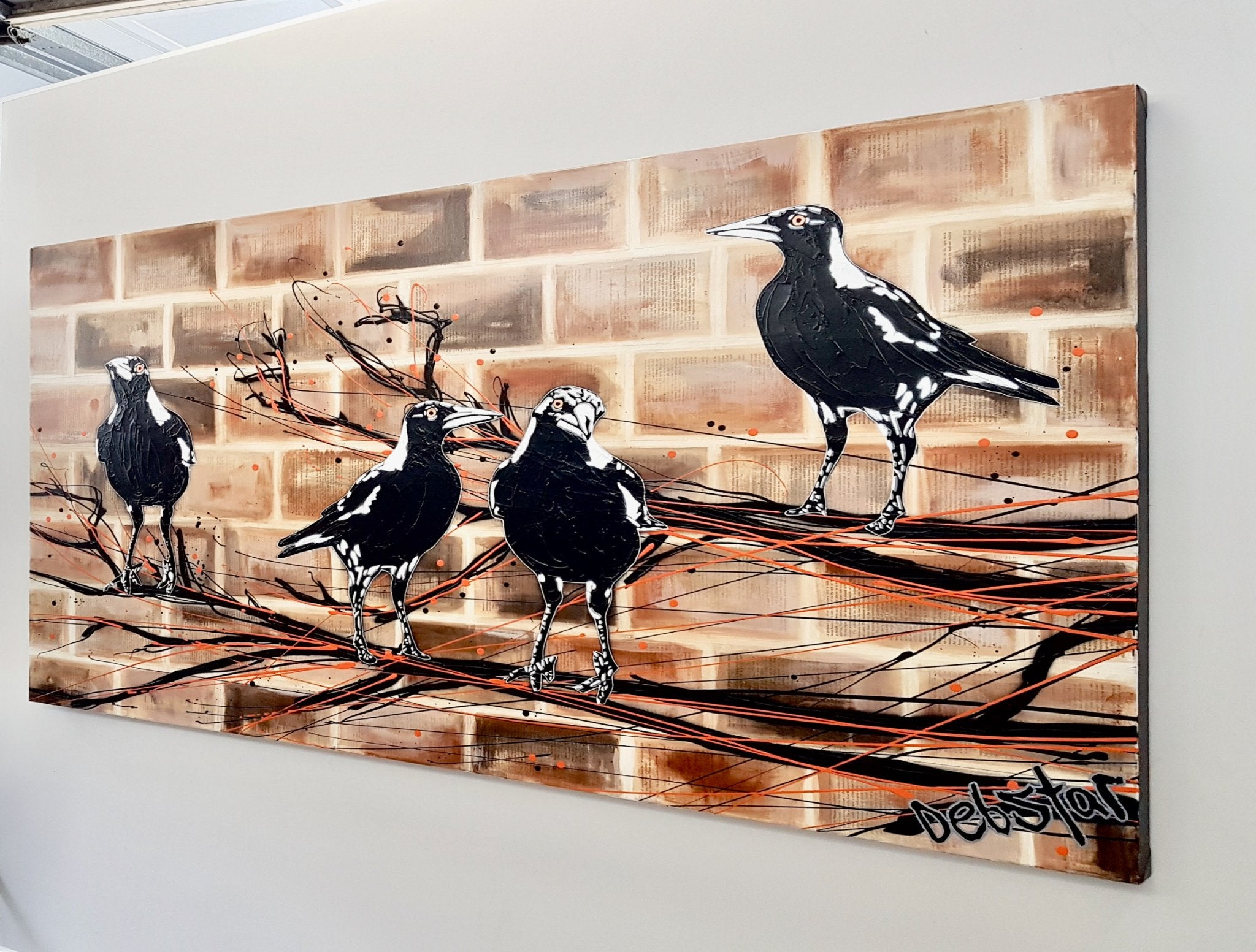 69164a62e1b8ea140711df10_magpie-mischief-brick-wall-book-pages-pop-popart-deborah-lang-art-urban-canvas-3_1768604864800.jpg