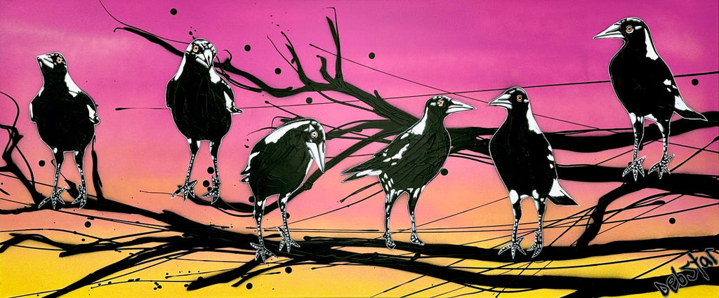 69164a62e1b8ea140711df10_mischief-of-magpies-sunset-2-pop-popart-deborah-lang-art-urban-canvas-1_1767656823025.jpg