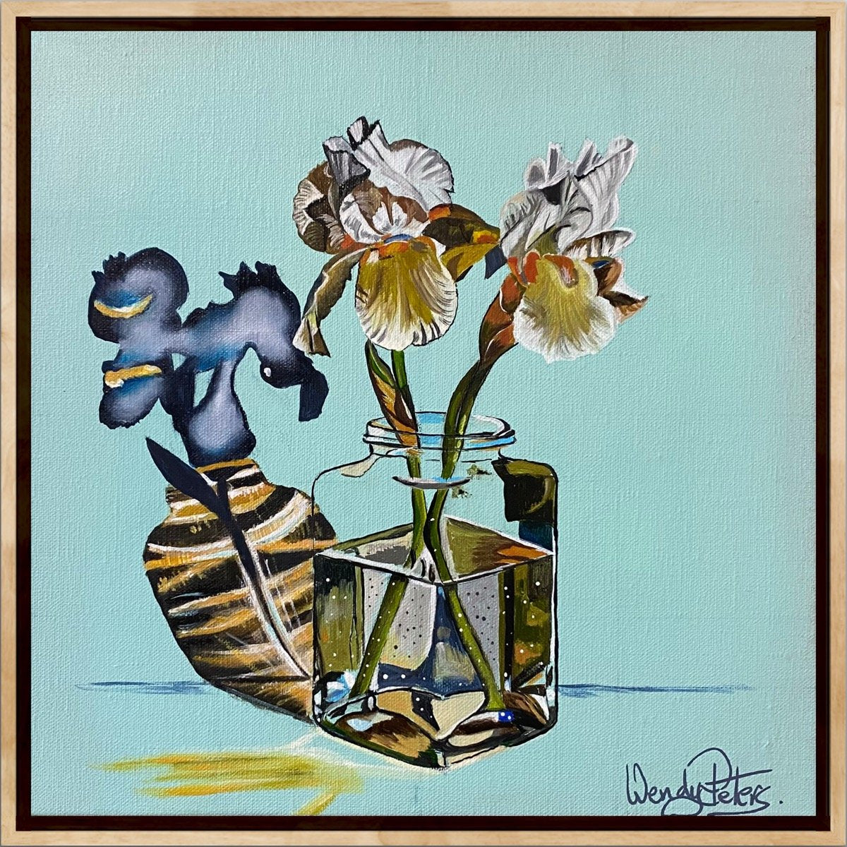 69164a62e1b8ea140711df10_painting-irises-in-glass-jar-quirky-reflections-blue-background-by-wendy-peters_1775800299060.jpg