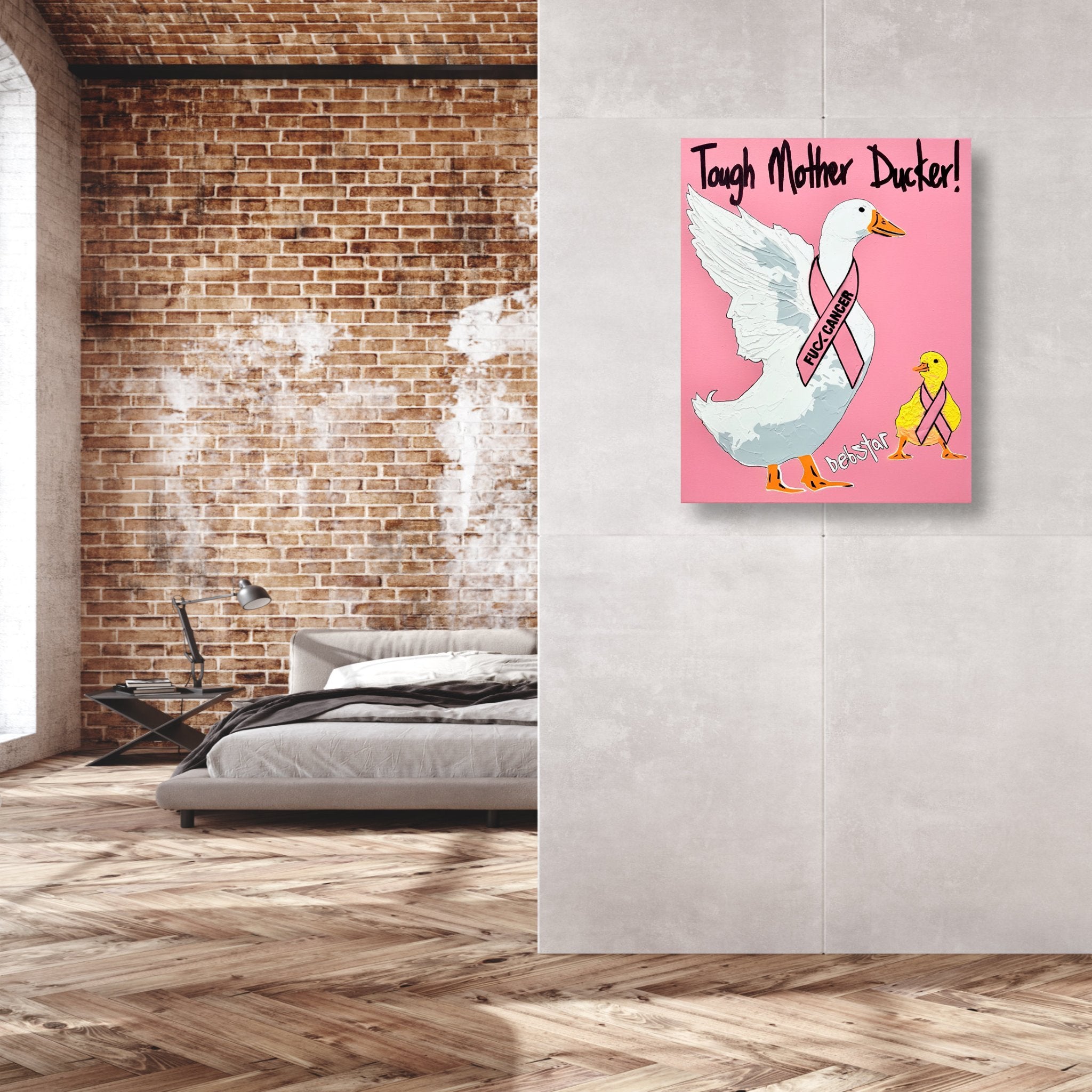 69164a62e1b8ea140711df10_tough-mother-ducker-pink-ribbon-pop-art-deborah-lang-art-urban-canvas-7_1768000241606.jpg