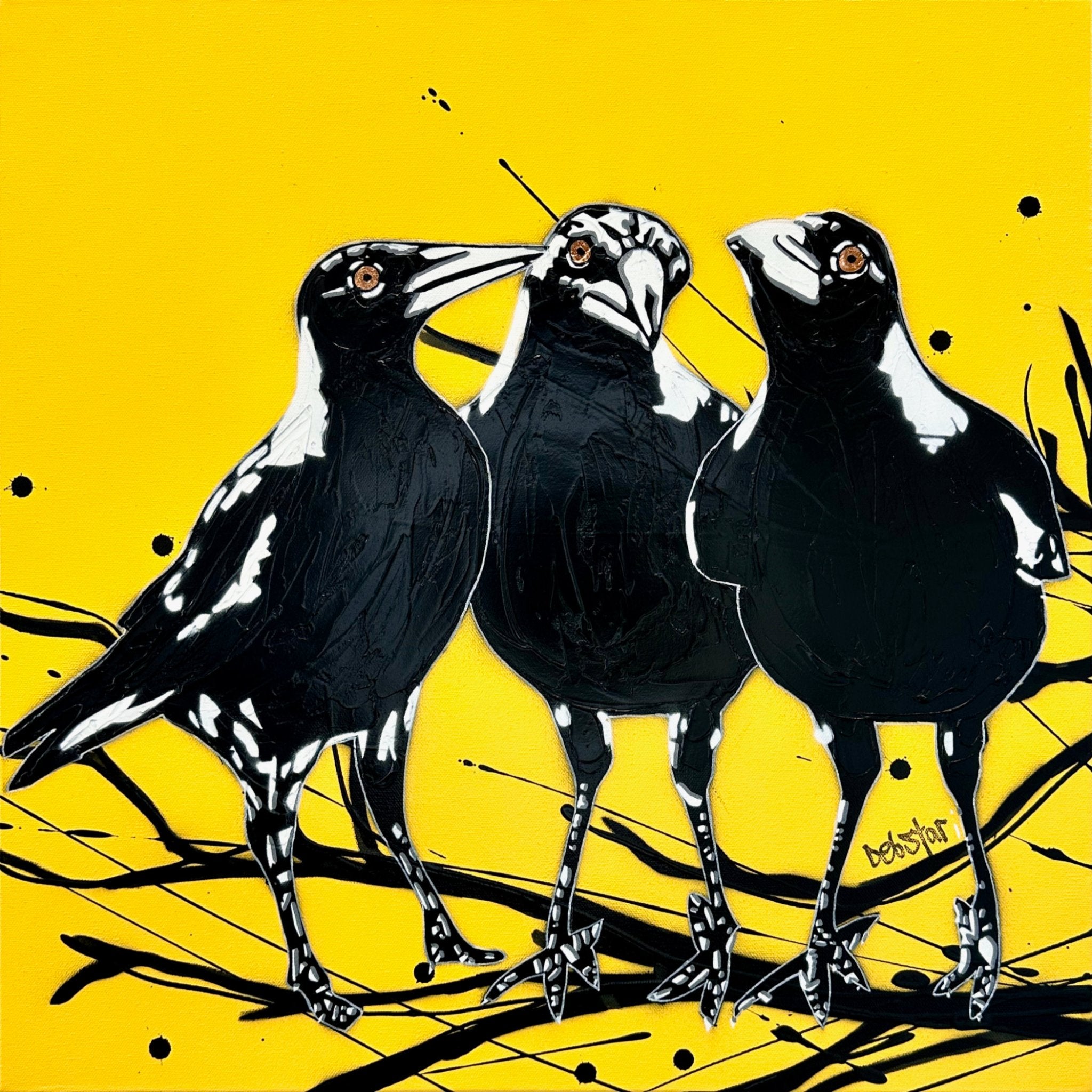 69164a62e1b8ea140711df10_yellow-magpie-huddle-pop-popart-debstar-deborah-lang-art-urban-canvas-1_1784338652235.jpg